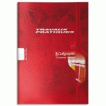 CAHIER TRAVAUX PRATIQUES PIQÛRE 70G 48 PAGES GRANDS CARREAUX+UNIE FORMAT A4-  CALLIGRAPHE 7000