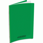 LOT DE 10 - CAHIER CONQUERANT POPLYPROPYLENE INDECHIRABLE ET LAVABLE PAPIER VELIN EXTRA 24X32 CM 60 PAGES SEYES