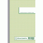 LOT DE 5 - MANIFOLD EXACOMPTA 3248E - 50 PAGES 13,5 X 21 CM AUTOCOPIANT 2 EXEMPLAIRES
