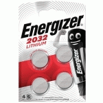 PILES ENERGIZER MINIATURE LITHIUM CR 2032 - LOT DE 4 - ENERGIZER