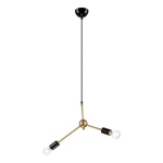 LAMKUR LIGHTING - LAMKUR ALESSIA PLAFONNIER SUSPENDU À PLUSIEURS BRAS DORÉ, 2X E27