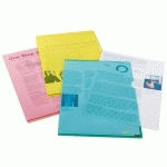 POCHETTES COIN PREMIUM, A4, PVC, TRANSPARENT, VERT