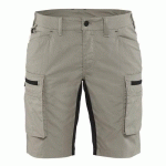 SHORT SERVICES STRETCH FEMME BEIGE/NOIR TAILLE 38 - BLAKLADER