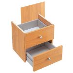 BLOC TIROIRS MULTICASES - HÊTRE (LOT DE 2)