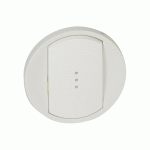 ENJOLIVEUR LARGE CÉLIANE POUR TOUTES COMMANDES D'ÉCLAIRAGE STANDARD BLANC - LEGRAND - 068003