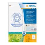 HERMA ETIQUETTES 100% RECYCLÉES HERMA - 99,1 X 38,1 MM - BOÎTE DE 1400 ÉTIQUETTES