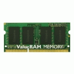 KINGSTON TECHNOLOGY VALUERAM MODULE DE MÉMOIRE 4 GO 1 X 4 GO DDR3L 1600 MT/S 204-PIN SO-DIMM
