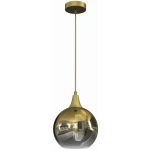 SUSPENSION MARIOPA P1 OR E27 MÉTAL + VERRE Ø 20 CM 11160