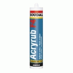 MASTIC ACRYLIQUE ACRYRUB F4 ACAJOU CARTOUCHE 300ML - SOUDAL - 120661