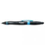 STABILO STYLO BILLE SMARTBALL POUR DROITIER AVEC PTE STYLET ÉCRAN TACTILE, CORPS NOIR/BLEU ENCRE NOIRE