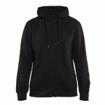 SWEAT ZIPPÉ À CAPUCHE FEMME NOIR TAILLE XS - BLAKLADER