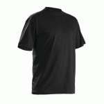 T-SHIRTS COL ROND PACK X5 NOIR TAILLE XL - BLAKLADER