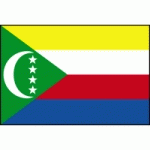 DRAPEAU COMORES : DIMENSIONS - 50 X 75 CM