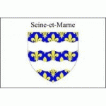 DRAPEAU SEINE ET MARNE : DIMENSIONS - 100 X 150 CM