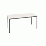 TABLE DE BUREAU MULTI-USAGE ÉCO GRIS 180 X 80 CM PIEDS ANTHRACITE
