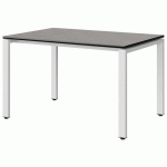 TABLE MALIBU 120X80 T5 SOUDÉ ST ANTIB BÉTON F186/NO BLC 9016