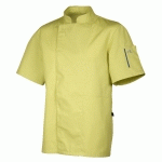 VESTE DE CUISINE MIXTE NERO MANCHES COURTES