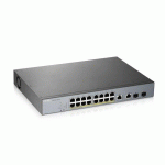 ZYXEL GS1350-18HP-EU0101F COMMUTATEUR RÉSEAU GÉRÉ L2 GIGABIT ETHERNET (10/100/1000) CONNEXION ETHERNET, SUPPORTANT L