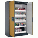 ARMOIRE SÉCURITÉ Q-PEGASUS-90 Q90.195.120.WDAC GRIS/JAUNE - MANUTAN COLLECTIVITÉS