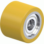 BLICKLE - GALET DE TRANSPALETTES Ø 82MM BANDAGE POLYURÉTHANE PU 550KG - HTH 82X60/25-52K