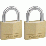 CADENAS À CLÉS EN LAITON MASSIF - LARGEUR 40 MM - MASTER LOCK