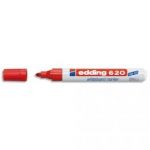 EDDING MARQUEUR EDDING 620 POUR TABLEAUX BLANCS POINTE OGIVE -COLORIS ROUGE