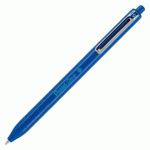 LOT DE 2 - STYLO BILLE PENTEL IZEE BLEU RÉTRACTABLE POINTE 1 MM - ÉCRITURE LARGE