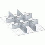 MATÉRIEL DE SUBDIVISION POUR TIROIRS 306X459X100MM - LISTA