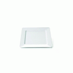 MELAMIN ECO - ASSIETTE CARRÉE, 25CM - 12 PIÈCES