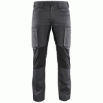 PANTALON DE TRAVAIL SERVICES STRETCH GRIS FONCÉ/NOIR TAILLE 58C - BLAKLADER