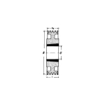 POULIE UNIVERSEL 224Z2TL