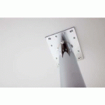 TABLE DE CONFÉRENCE EN SET K-280X80CM-CHÊNE AMBRÉ-CHROME - HAMMERBACHER