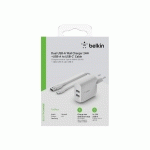 BELKIN BOOST CHARGE ADAPTATEUR SECTEUR - USB - 24 WATT