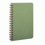 CAHIER RELIURE INTÉGRALE AGE BAG 9X14 100 PAGES LIGNÉ - VERT - LOT DE 10