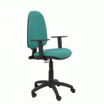 CHAISE DE BUREAU AYNA - ACCOUDOIRS RÉGLABLES - VERT CLAIR