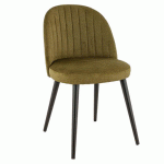 CHAISE INTÉRIEURE - HÊTRE - MONOLITH OLIVE - EMILE