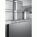 PORTE-ÉTIQUETTE MAGNÉTIQUE PROFIL-C, 200 X 20 MM - LOT DE 4