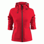 PRINTER KARTING VESTE SOFTSHELL FEMMES ROUGE - TAILLE L