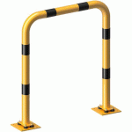 ARCEAU ANTICHOC INCLINABLE ÉLASTICITÉ-JAUNE/NOIR-1000X1150MM - SCHAKE