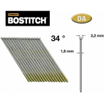 BOSTITCH - 4000 CLOUS 1.8 X 25 MM DA1525 CLOUS DE FINITION GALVA DA 15GA (TÊTE D) BRADS SANS GAZ