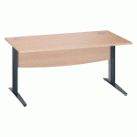 BUREAU DROIT EXCELLENS L 160 CM PIÈTEMENT 