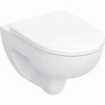 CUVETTE WC SUSPENDU SANS BRIDE AVEC ABATTANT RENOVA RIMFREE® GEBERIT