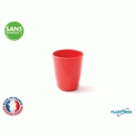 GOBELET TOBOGGAN 16CL MÉLAMINE ROUGE