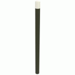 POTELET URBIN PMR TÊTE BOMBÉE MÉT HTR 1.20M Ø76MM OLIVE 6003 - BUTON DESIGN