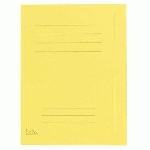 CHEMISE IMPRIMÉE 220 G EXACOMPTA 24 X 32 CM JAUNE - PAQUET DE 50