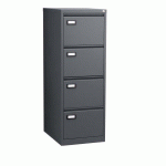 CLASSEUR MONOBLOC PRO G. 4 TIROIRS L 40 CM POUR DOSSIERS SUSPENDUS ANTHRACITE RAL 7016