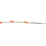 FIL ÉLECTRIQUE RS PRO BS4808 0,2 MM² 24 AWG, 1 KV C.A., PVC ROUGE/BLANC, 100M ( PRIX POUR BOBINE DE 100 )