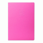 LOT DE 10 - CROK'BOOK CARNET PIQUÉ 24F A4 90G F - FUCHSIA