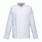LOT DE 2 - PORTWEST C838 VESTE CUISINE MESHAIR PRO L/S BLANC - TAILLE XXL