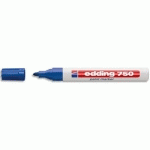 MARQUEUR PEINTURE EDDING E750 - LAQUE BLEU - POINTE MOYENNE OGIVE - LOT DE 2